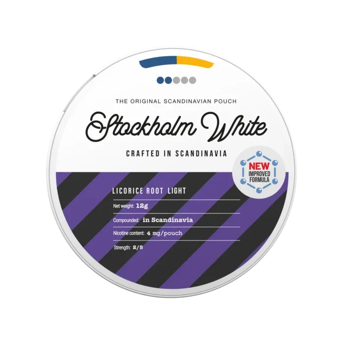 STOCKHOLM WHITE LICORICE ROOT SLIM LIGHT 4 MG/G